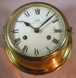 Vintage Schatz Ships Brass Royal Mariner 8 Day Clock, Germany