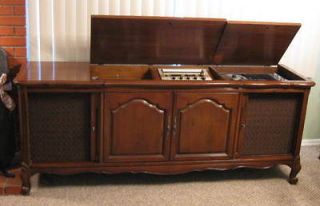 Vintage 1967 Fisher Executive Stereo Console w/ Turntable Radio Tape
