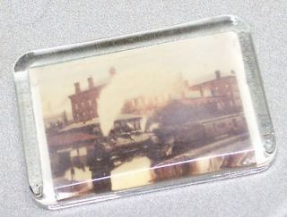 Antique Railroad Photo Paperweight B&O Collector