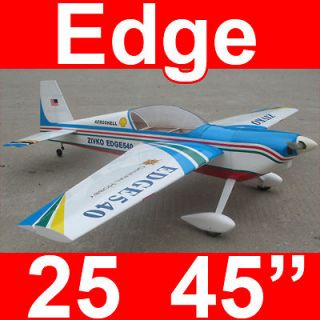 Edge 540 45 Nitro Gas Electric R/C RC Airplane Plane Blue