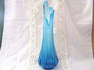 Vintage Viking EPIC Tall 21 1/2 Electric Sapphire Blue Glass Floor