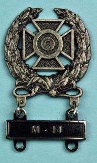 Army Expert Marksmanship Badge New GI & M 14 Qualification Attachment