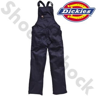MENS DICKIES REDHAWK BIB AND BRACE SIZE MED   XXL NAVY OVERALLS