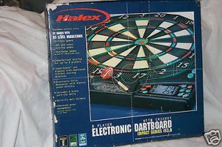 Halex Electronic Dart Board 8 Player with Cricket Impact Series iS3.0