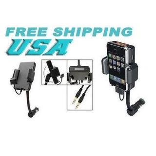 FM Transmitter Charger Dock/Holder Apple iPod Touch iPhone 3 3G 4 4S