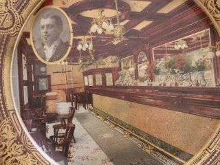 1905 Vienna Art Plate   Geo Schott Philadelphia Pa. restaurant back