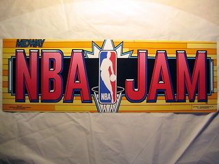 NBA Jam Jamma Arcade Marquee / Header
