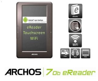 Archos eReader 70b 4GB, 7 inch, WiFi, HD Movie, Music Player, Touch