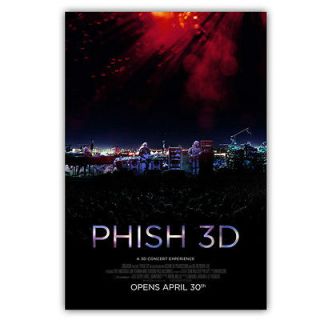 PHISH 3D Orig. 2010 16x20 Movie POSTER Three day 2009 Phish Festival