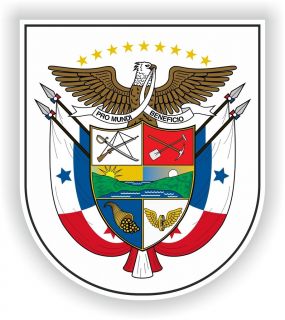 Panama Coat of Arms Escudo De Armas STICKER bumper pegatina car laptop