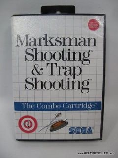 Marksman Shooting Trap Shooting Combo 1986 Mega Cartridge Video Game