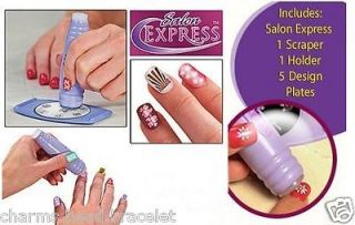 Kit Professional Nail Art Stamp Stamping Polish Decoration Plate