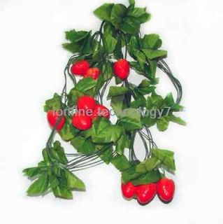 81FEET ARTIFICIAL STRAWBERRY GARLAND FAKE PLANT IVY FAUX FRUIT VINE