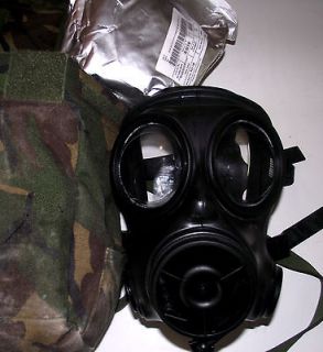 GAS MASK S10 BRITISH ARMY SIZE 2 MEDIUM nice condition with NEW