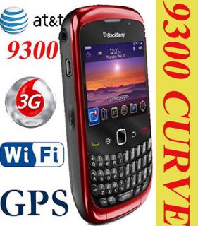 9300 Curve 3G WIFI Cell Phone AT&T Mobile UNLOCKED Smartphone