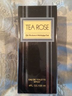 TEA ROSE By the Perfumers Workshop Eau De toilette Spray 4oz 120ml