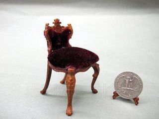 12 Scale Fantasy Lyre Chair For Doll House