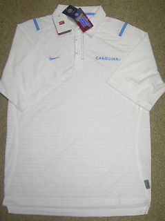 Nike Mens North Carolina Tar Heels Zippered Polo/Warm Up Shirt Size