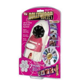 HOLLYWOOD NAILS ALL IN ONE NAIL ART SYSTEM AS SEEN ON TV