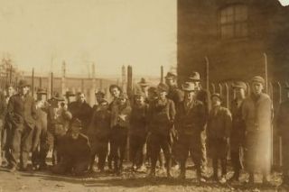 1910 child labor photo Group of workers in Indian Head Mills. Youngest