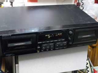 SONY TC WR545 DUAL DECK STEREO CASSETTE TAPE RECORDER/PLAYE R DOLBY