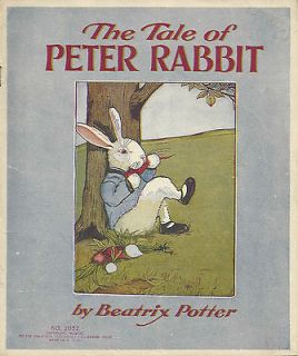 THE TALE OF PETER RABBIT BY BEATRIX POTTER, NO. 2052, BY THE SAALFIELD