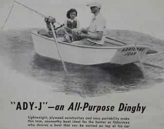 Dinghy / Yacht Tender / Fishing Boat How To build PLANS Cartopper