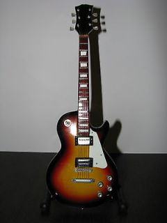 Mini Miniature Guitar Replica Slash Gibson Les Paul FREE Stand