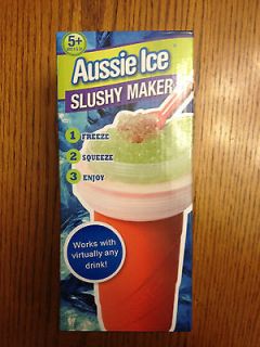 AUSSIE ICE Slushy Slurpee Slushie Icy Maker Freeze & Magic OURS COME