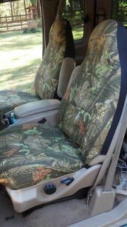 /f250/f350 Captain chair w/ armrest cut out camo tree car seat covers