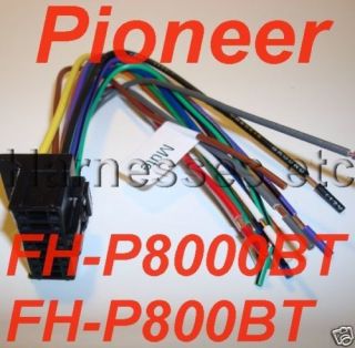 PIONEER Wire Harness PLUG FH P8000BT FH P800BT NEW