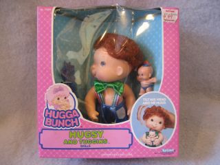 SEALED 1986 vintage Kenner Hugga Bunch HUGSY & TUGGINS doll MIB