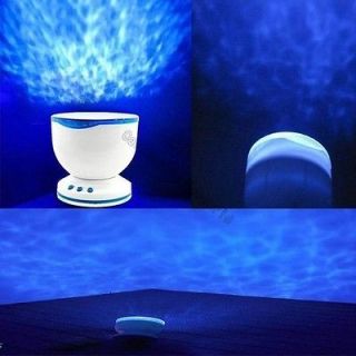 Baby Cot Mobile Toy Ocean Waves Projector Speaker Lamp Night Light