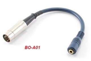 1ft 3.5mm TRS Jack to Bang & Olufsen Din5 Audio Adapter