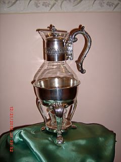 Vintage F. B Rogers Silverplate Carafe for coffee or tea, clean and