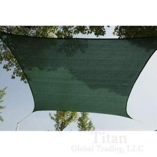 Rectangle Green WATERPROOF 4x5m Sun Shade Sail Pool Garden 90% UV