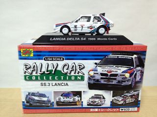 Scale 1/64 Rally Car SS.3 LANCIA DELTA S4 1986 Monte Carlo Die cast