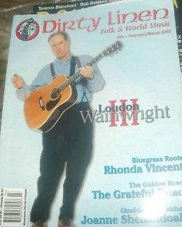 Newly listed Dirty Linen Magazine Folk & World Music Feb/March 2002