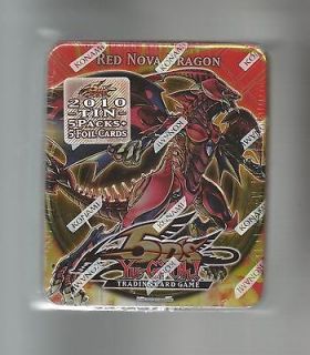 Red Nova Dragon Yugioh Collectible Tin New Factory Sealed