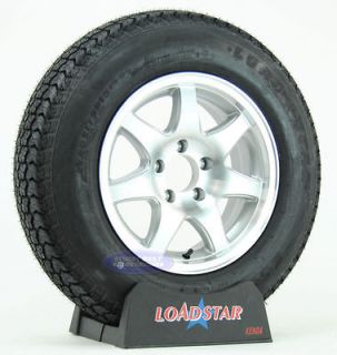 Trailer Tires LoadStar ST 205/75D15 Load Range C 15 Aluminum Rims