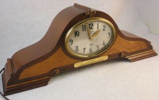 Westminster Chime Mantel Clock Greyhound Bus Lines 20 Year Award Clock
