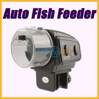 AUTOMATIC AUTO AQUARIUM TANK FLAKE PELLET FISH FOOD FEEDER FEEDING