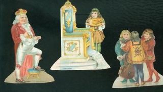 Lion Coffee Nursery Rhyme Paper Doll Set Old King Cole