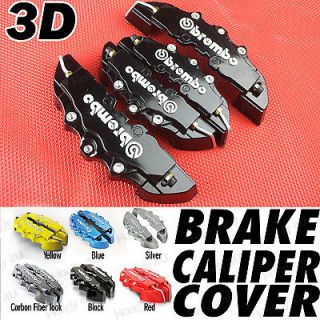 4PCS 3D Brembo BRAKE CALIPER COVER Mazda Opel OPEL VECTRA Black