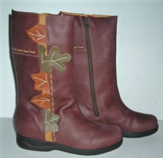 Umi Autumn Leaves Chocolate Boots 10/27 10.5/28 13/31