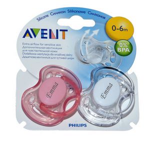 Dummy, Pacifier, Soother, Philips Avent, Personalised with baby`s name