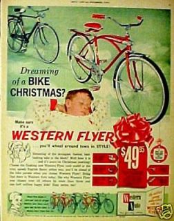 1960 Western Auto Flyer Tank Bicycle Dreaming of Christmas Bike