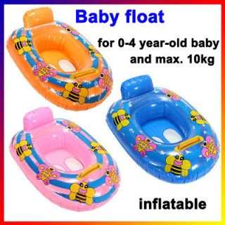 Inflatable Baby Swim Float Boat Child Safety Seat Raft Water Fun Pool