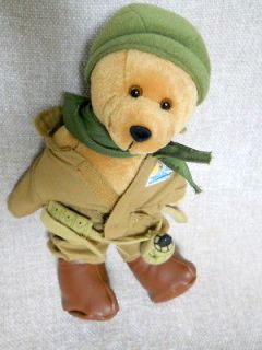 National World War 2 Memorial Brown Bear Full Uniform Canteen, Belt