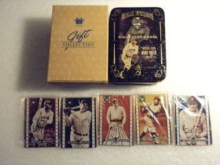 Babe Ruth Avon Gift Collectors Metallic Cards